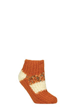 Load image into Gallery viewer, Ladies 1 Pair Elle Sherpa Lined Slipper Socks