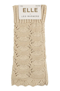 Women's 1 Pair Elle Lace Knit Leg Warmers