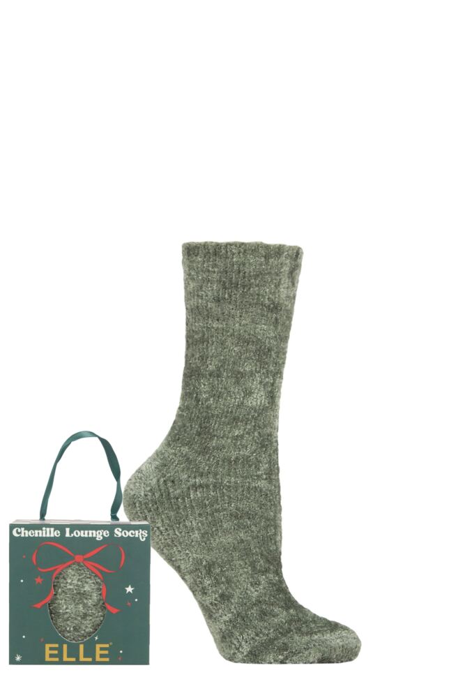 Women's 1 Pair Elle Chenille Gift Boxed Socks