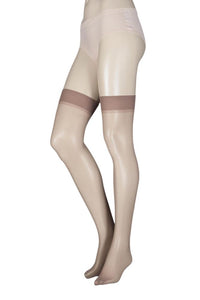 Ladies 1 Pair Elle Stockings 15 Denier 100% Nylon