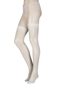 Ladies 1 Pair Elle Stockings 15 Denier 100% Nylon