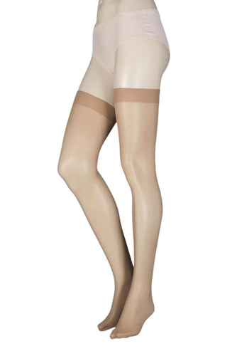 Ladies 1 Pair Elle Stockings 30 Denier 100% Nylon