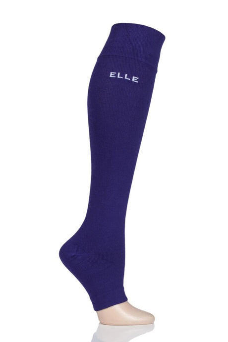 Ladies 1 Pair Elle Milk Compression Open Toe Socks
