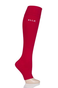 Ladies 1 Pair Elle Milk Compression Open Toe Socks
