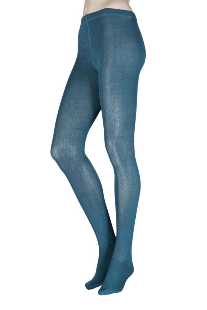 Ladies 1 Pair Elle Plain Bamboo Tights - Sale