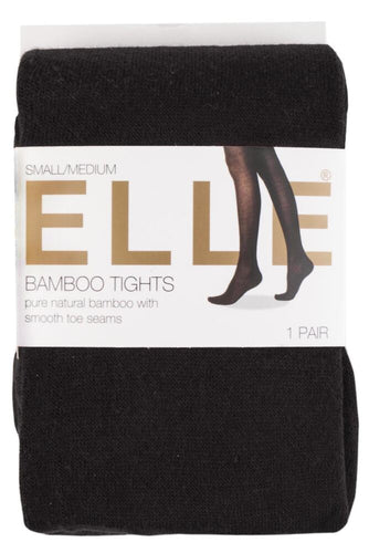 Ladies 1 Pair Elle Plain Bamboo Tights