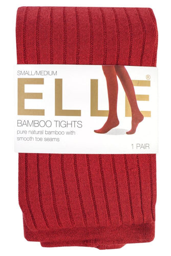 Ladies 1 Pair Elle Ribbed Bamboo Tights