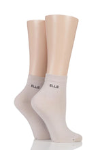 Load image into Gallery viewer, Ladies 2 Pair Elle Bamboo Anklet Socks