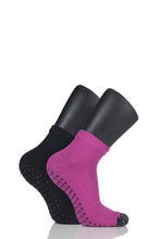 Load image into Gallery viewer, Ladies 2 Pair Elle Sport Toeless Yoga Socks