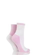 Load image into Gallery viewer, Ladies 2 Pair Elle Sports Cushioned Ankle Socks