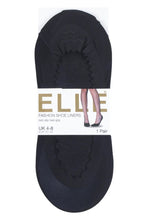 Load image into Gallery viewer, Ladies 1 Pair Elle Scallop Edge Shoe Liner Socks