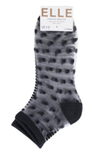 Load image into Gallery viewer, Ladies 2 Pair Elle Bamboo Sheer Stripe and Spot Anklet Socks