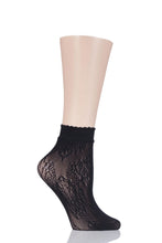 Load image into Gallery viewer, Ladies 1 Pair Elle Fishnet and Fashion Anklet Socks