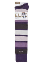 Load image into Gallery viewer, Ladies 2 Pair Elle Striped Cotton Knee High Socks